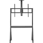 AISENS Soporte de Suelo Pro con Ruedas para TV de 55-100 Pulgadas, Negro
